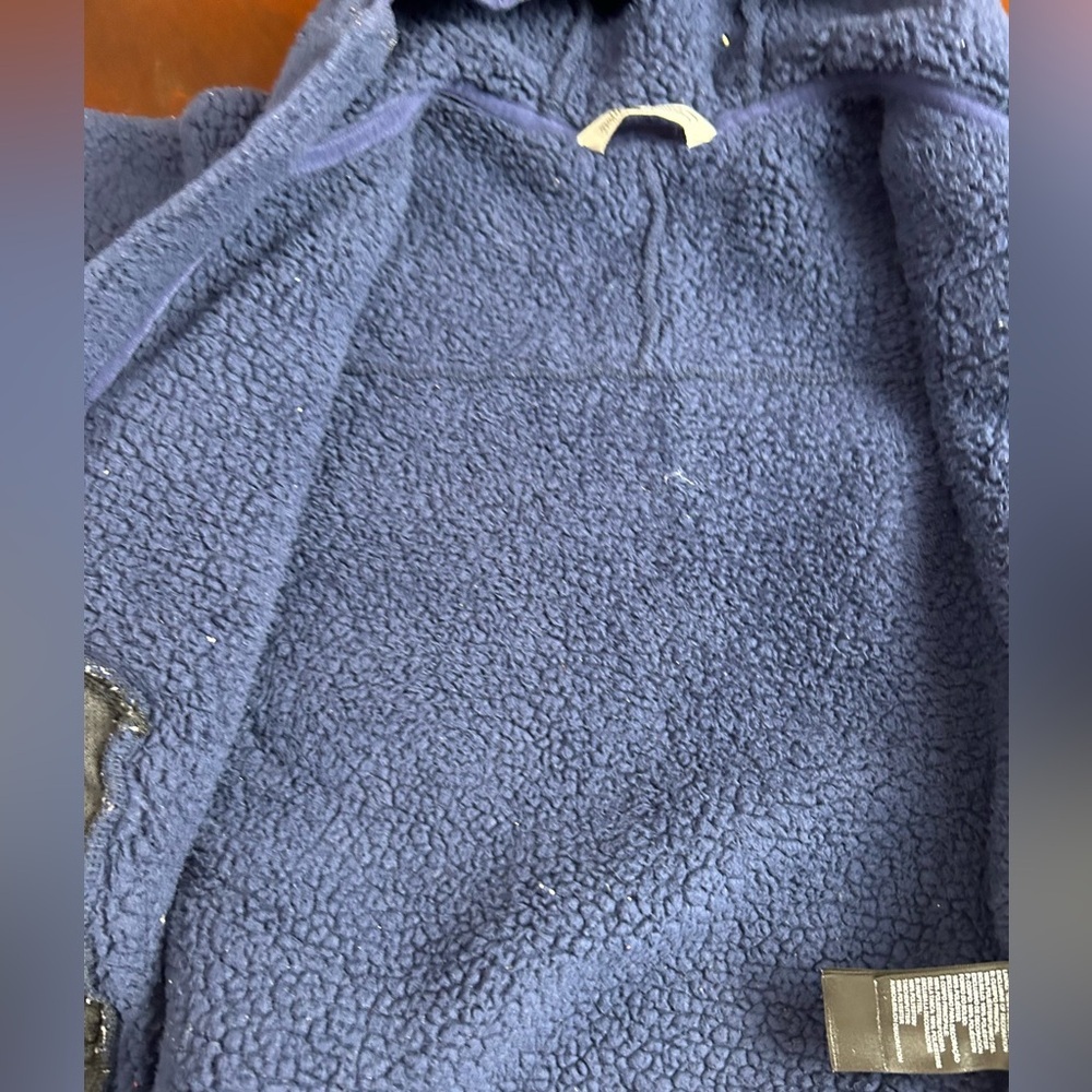 The North Face Dark Blue Hooded Fleece - Picture 8 of 8